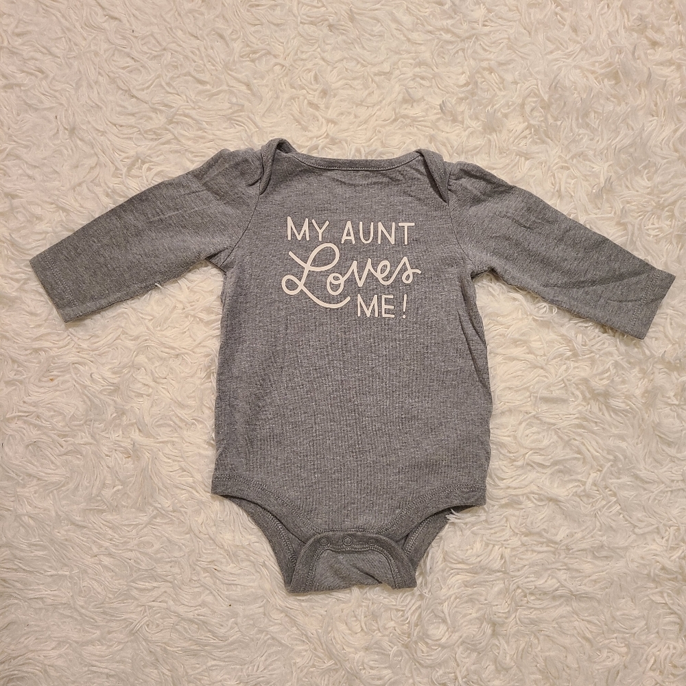 Cat & Jack "My Aunt Loves Me" Long Sleeve Tee